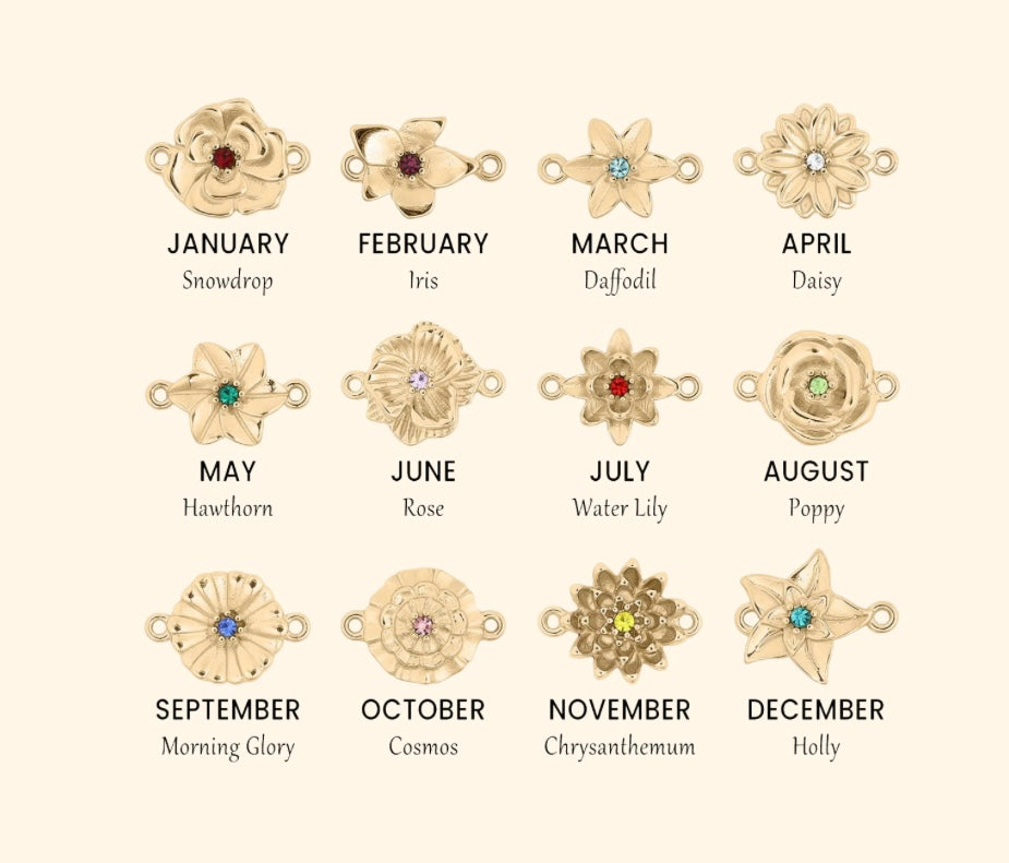 Experiencia TYS - Birthstone Flower Necklace